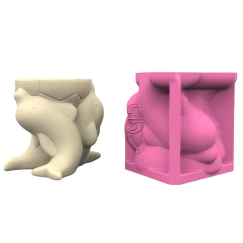 Rebellious Sukkulenten-Blumentöpfe-Form, Delfinform, Silikon-Beton-Pflanzgefäß-Gussform für handgefertigte Kunsthandwerk und Stifth Rebellious Sukkulenten-Blumentöpfe-Form, Delfinform, Silikon-Beton-Pflanzgefäß-Gussform für handgefertigte Kunsthandwerk und Stifth von Rebellious