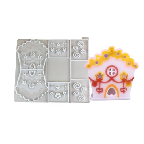 Star House Silicone Schimmel Für Individuelle Heimdekorations Und Handwerksprojekte Benutzerfreundliche Und Langlebige Schimmelpilze Star House Decors von Rebellious