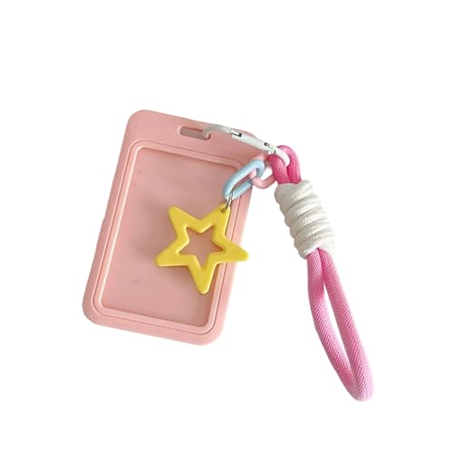 Sweet Bus Card Sleeves Star Photocard Anti Verlorener Schlüsselbund Schöne Abdeckungen Spitze Photokartzuhl von Rebellious