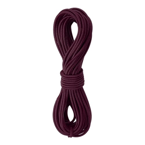 Rebower Elastisches Seil Stretch-Schnur-Schweres Seil 2,8 mm 11 Yards Lang Gummiseil [für Nähen, Camping, DIY Handwerk, Perlenkettenherstellung, Outdoor] - Dunkelrot von Rebower