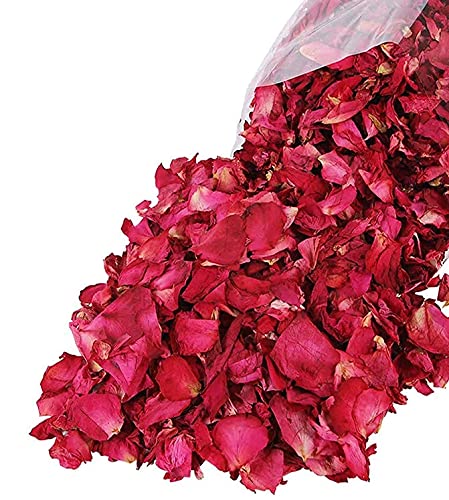 Reccisokz100g natürliche getrocknete Rosenblätter echte Blume trockene rote Rose Blütenblätter für Fußbad Körperbad Spa Hochzeit Konfetti Heimduft DIY Handwerk Zubehör Reccisokz100g natürliche getrocknete Rosenblätter echte Blume trockene rote Rose Blütenblätter für Fußbad Körperbad Spa Hochzeit Konfetti Heimduft DIY Handwerk Zubehör von Reccisokz