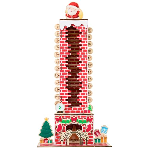 Adventskalender Holz – Weihnachtsdeko 2024, Wiederverwendbarer Adventskalender zum Befüllen Holz, Tischdekoration für die festliche Countdown-Zeit Adventskalender Holz – Weihnachtsdeko 2024, Wiederverwendbarer Adventskalender zum Befüllen Holz, Tischdekoration für die festliche Countdown-Zeit von Recitem