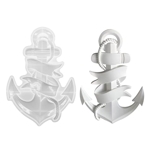 Ankerform Silikonformen Gießformen, ilikonform Kerzenhalter und Dekorationen, Silikon Gießform zum Gießen Seifenform Epoxidharz Form Harzform Gipsform (C) von Recitem