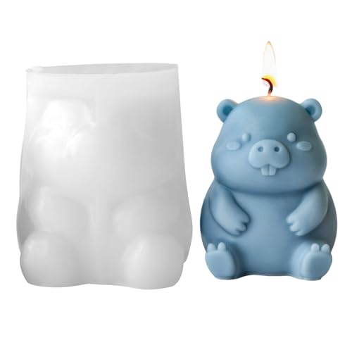 Recitem 3D-Silikonkerzenform Wiederverwendbare Antihaft-Gießform Für Kerzenherstellung Basteln Und Harzprojekte Mit Präzisionsdesign (A) von Recitem