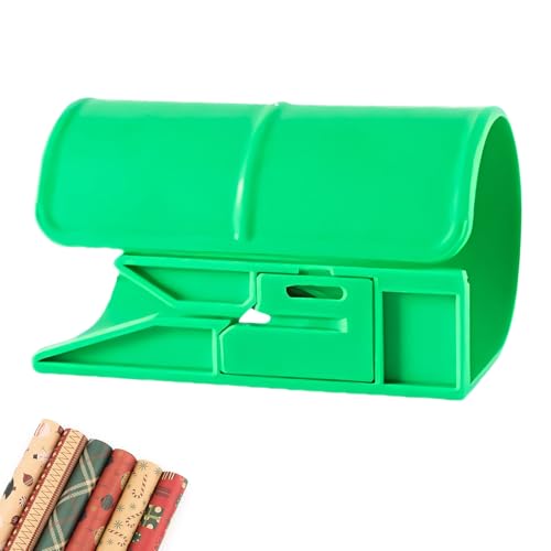 Recitem Papierrollenschneider Geschenkpapierschneider, Weihnacht Geschenkpapier Cutter für Rollen Wrapping Paper Cutter Geschenkpapier Organizer für Weihnachtsgeschenkpapier (A) von Recitem