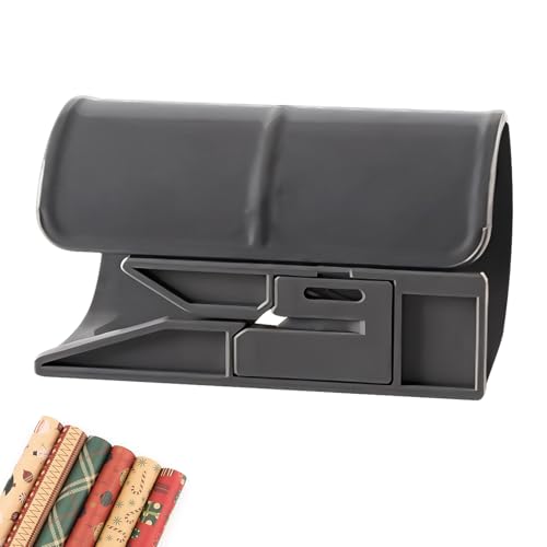 Recitem Papierrollenschneider Geschenkpapierschneider, Weihnacht Geschenkpapier Cutter für Rollen Wrapping Paper Cutter Geschenkpapier Organizer für Weihnachtsgeschenkpapier (B) von Recitem