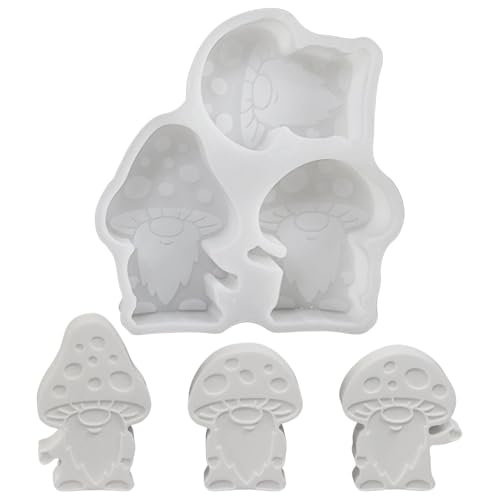 Recitem Silikonform Pilz Gießform Für Kerzen DIY Basteln Handwerkliche Gipsformen Mit 3D-Detailstruktur Für Kerzenwachs Gips Seifen Und Resin Kunstprojekte Recitem Silikonform Pilz Gießform Für Kerzen DIY Basteln Handwerkliche Gipsformen Mit 3D-Detailstruktur Für Kerzenwachs Gips Seifen Und Resin Kunstprojekte von Recitem
