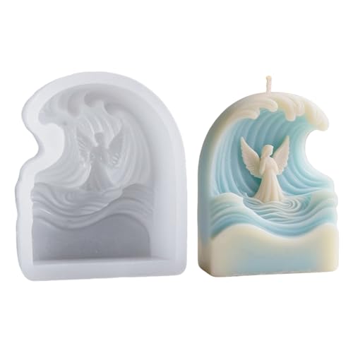 Weihnachtsbaum Silikonform Gießformen Kerzenhalter Deko | DIY Silikonformen für Kerzen | Resin Epoxid Kerzenhalter Silikon Gießformen für kreative Dekorationen (Stil 3) von Recitem