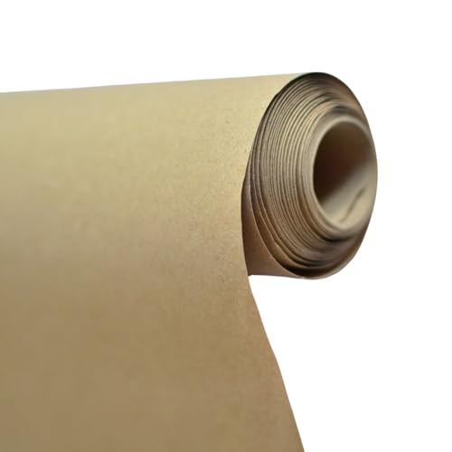 RECYCOOL Braunes Kraftpapier 120 cm x 10 m | Eco Papierrolle, 100% recycelt, biologisch abbaubar, vielseitig einsetzbar – zum Einpacken, Verpacken, für Kunst und Handwerk, Tischdecken RECYCOOL Braunes Kraftpapier 120 cm x 10 m | Eco Papierrolle, 100% recycelt, biologisch abbaubar, vielseitig einsetzbar – zum Einpacken, Verpacken, für Kunst und Handwerk, Tischdecken von RecyCool