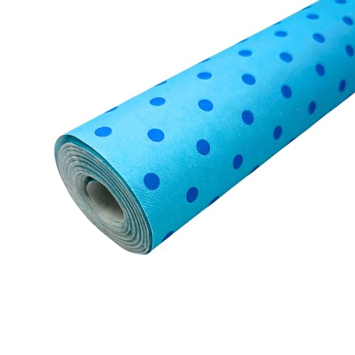 RecyCool Papiertischdeckenrolle Blau 118cm x 10m | Umweltfreundlich, nachhaltig, wegwerfbar – perfekt für Hochzeiten, Partys, Restaurants und den täglichen Gebrauch von RecyCool