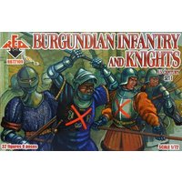 Burgundian infantry a.knights,15th century - Set 1 von Red Box