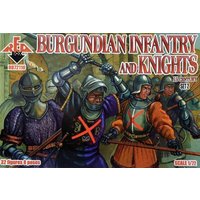 Burgundian infantry a.knights,15th century - Set 2 von Red Box