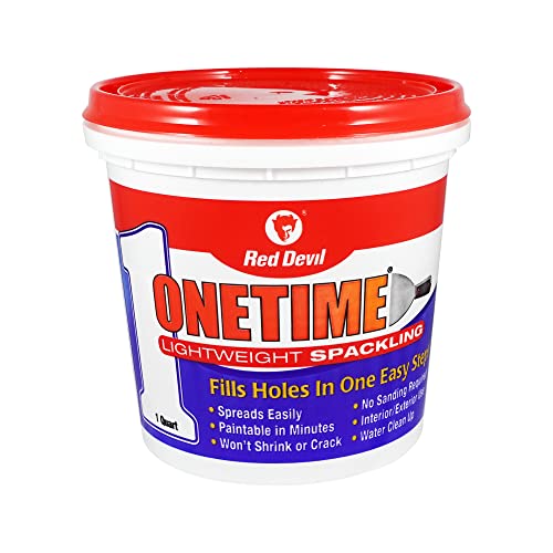 Red Devil 0544 ONETIME Leichtes Spachteln, 1 Quart, Weiß, 1 Stück Red Devil 0544 ONETIME Leichtes Spachteln, 1 Quart, Weiß, 1 Stück von Red Devil