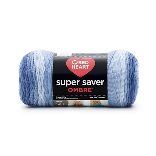 Coats & Clark Super Saver Ombré-Garn, 284 ml, True Blue Coats & Clark Super Saver Ombré-Garn, 284 ml, True Blue von Red Heart