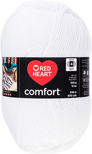 RED HEART Comfort Shimmers Garn, weißer Opal von Red Heart