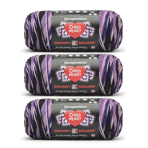 Red Heart All in One Granny Square Grape Granny 3, 250 g Garn Red Heart All in One Granny Square Grape Granny 3, 250 g Garn von Red Heart