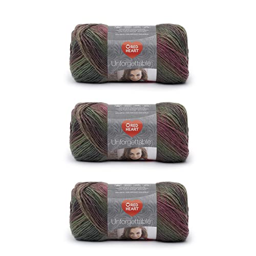 Red Heart Boutique Unforgettable Garn, 3er-Pack, Echo 3 Stück Red Heart Boutique Unforgettable Garn, 3er-Pack, Echo 3 Stück von Red Heart
