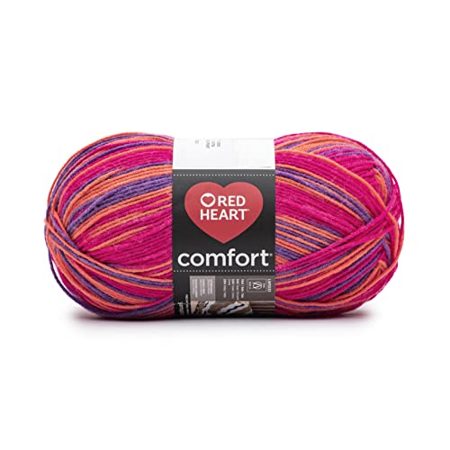 Red Heart E707D.4925P01 Komfort Garn, Hellrosa/Orange/Violett Red Heart E707D.4925P01 Komfort Garn, Hellrosa/Orange/Violett von Red Heart
