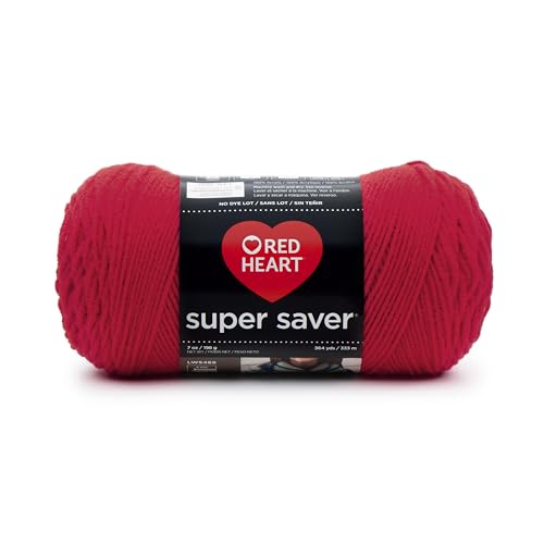 Red Heart Garn-Modell Super Saver. Feststoffe Massiv, Hot Red Red Heart Garn-Modell Super Saver. Feststoffe Massiv, Hot Red von Red Heart