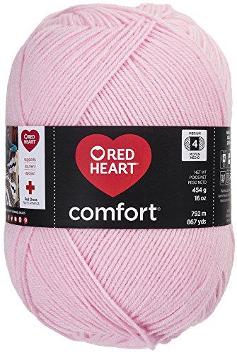 Red Heart Komfort-Garn von Coats Yarn, Salbei Hellrosa von Red Heart