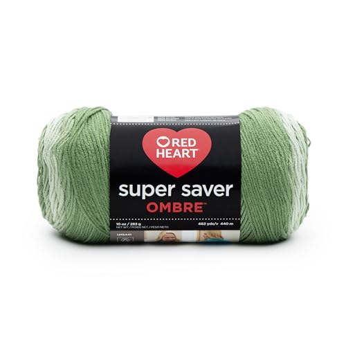 Red Heart Ombré-Garn, grüner Apfel von Red Heart