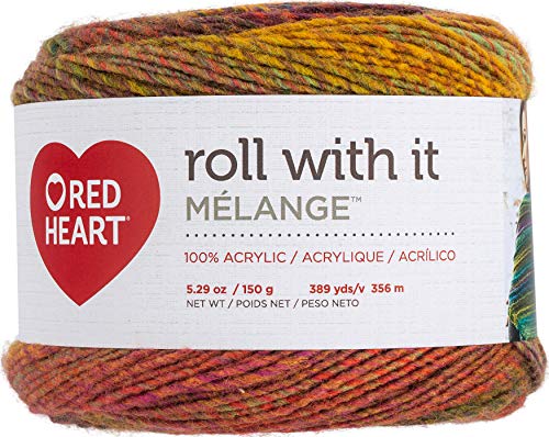 Red Heart Rolle with it Melange Garn, 1 Packung, Vorhangrufe Red Heart Rolle with it Melange Garn, 1 Packung, Vorhangrufe von Red Heart