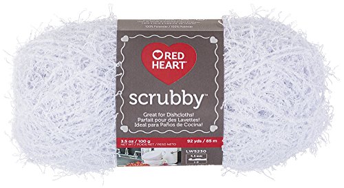 Red Heart Scrubby E833 Garn Coconut, Polyester, 5.08x15.87x6.35 cm, 85 von Red Heart