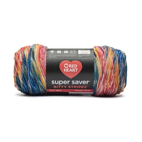 Red Heart Super Saver Bitty Stripes Garn Red Heart Super Saver Bitty Stripes Garn von Red Heart