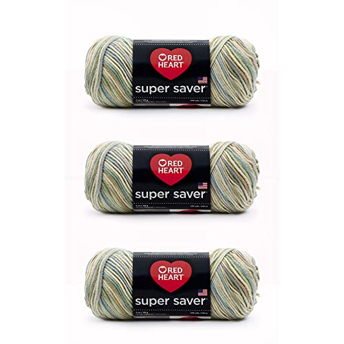 Red Heart Super Saver Garn, 3er-Pack, Aspen Print 3 Stück Red Heart Super Saver Garn, 3er-Pack, Aspen Print 3 Stück von Red Heart