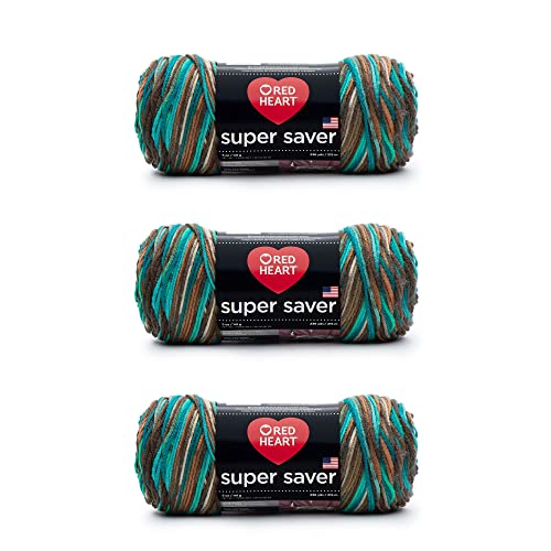 Red Heart Super Saver Garn, 3er-Pack, Riff von Red Heart