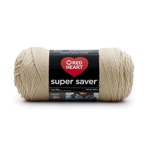 Red Heart Super Saver Garn, Acryl, Lederfarben, 22.86 x 7.62 x 7.62 cm, 333 von Red Heart