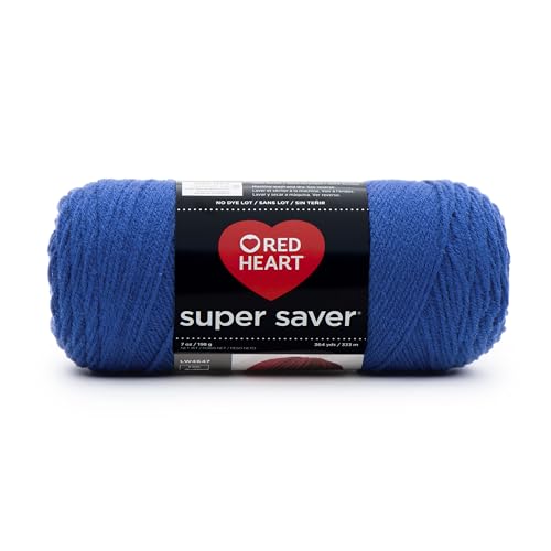 Red Heart Super Saver Garn, Almandine Feststoffe Solid - Royal Red Heart Super Saver Garn, Almandine Feststoffe Solid - Royal von Red Heart