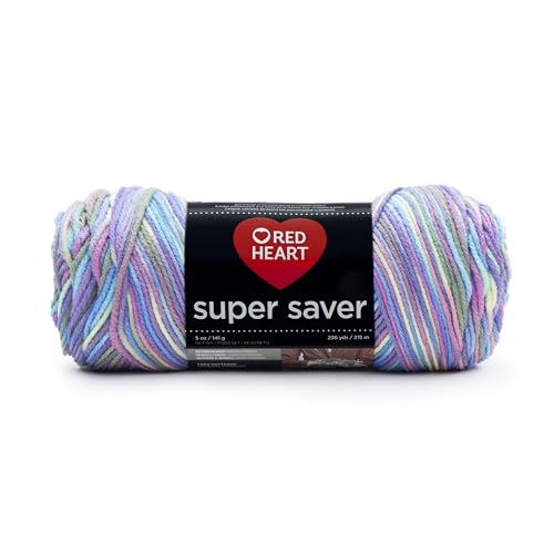 Red Heart Yarn Super Saver Garn, Acryl, Aufdruck – Monet, 11.67 x 27.4 x 11.67 cm, 215 Red Heart Yarn Super Saver Garn, Acryl, Aufdruck – Monet, 11.67 x 27.4 x 11.67 cm, 215 von Red Heart