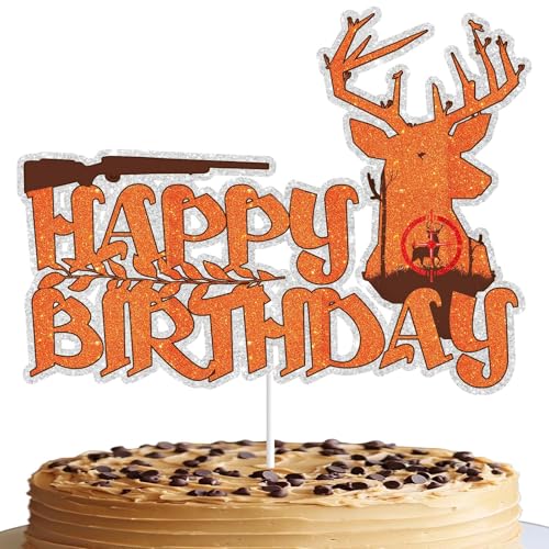 Jagd-Kuchendekoration für Geburtstagsfeiern, Wildtier-Kuchendekoration für Jägerthema, Hirsch, Jagd, Kuchendekoration, Wildtiere, Safari-Partyzubehör Jagd-Kuchendekoration für Geburtstagsfeiern, Wildtier-Kuchendekoration für Jägerthema, Hirsch, Jagd, Kuchendekoration, Wildtiere, Safari-Partyzubehör von RedLeLe