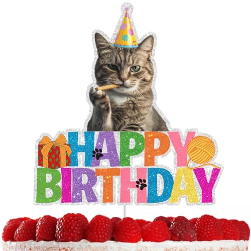 Katzengeburtstagskuchendekorationen, lustige Cupcake-Topper, perfekt für Haustierpartys, bezaubernde Katzenparty-Hut-Accessoires, feiern Sie Ihren Katzenfreunde einen besonderen Tag mit einzigartiger Katzengeburtstagskuchendekorationen, lustige Cupcake-Topper, perfekt für Haustierpartys, bezaubernde Katzenparty-Hut-Accessoires, feiern Sie Ihren Katzenfreunde einen besonderen Tag mit einzigartiger von RedLeLe