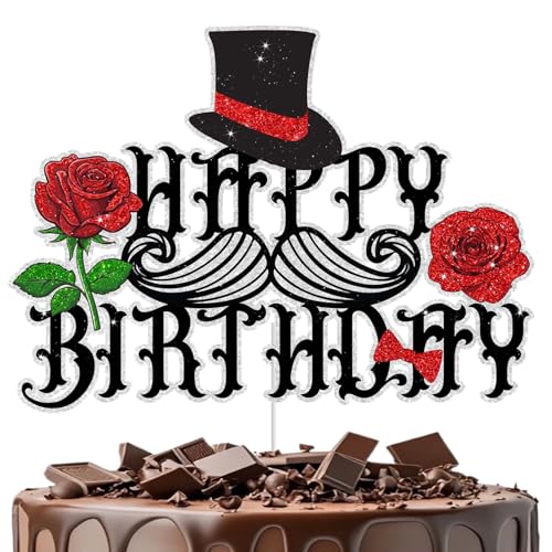 Retro Classic Gangster Film Themed Birthday Cake Decorations & Party Supplies for Father/Grandfather's 50th/60th Birthday Retro Classic Gangster Film Themed Birthday Cake Decorations & Party Supplies for Father/Grandfather's 50th/60th Birthday von RedLeLe