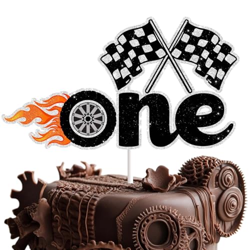 Tortenaufsatz-Set für den ersten Geburtstag des Babys, für Jungen und Mädchen, Party-Dekorationen, Cupcake-Topper, Auto-Themenfeier, Renn-Kuchendekoration, ideal für Jungen und Mädchen, Geburtstag Tortenaufsatz-Set für den ersten Geburtstag des Babys, für Jungen und Mädchen, Party-Dekorationen, Cupcake-Topper, Auto-Themenfeier, Renn-Kuchendekoration, ideal für Jungen und Mädchen, Geburtstag von RedLeLe