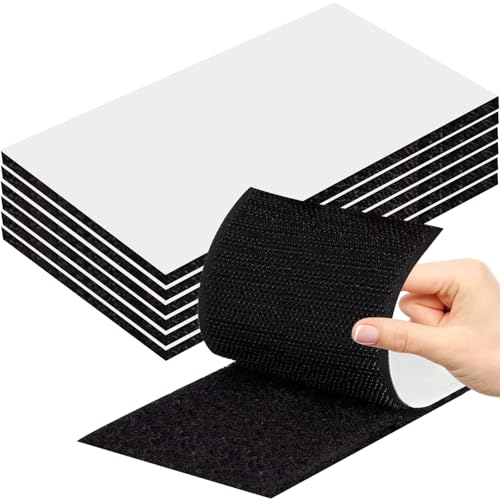 Redamancy 6 Stück 100mm x 200 mm Schaumstoff Klebepads, Selbstklebendes Klettband, Rechteck Klettverschluss Selbstklebend, Klebepads Doppelseitig Extra Stark für Zuhause, Büro, Auto, Schule Redamancy 6 Stück 100mm x 200 mm Schaumstoff Klebepads, Selbstklebendes Klettband, Rechteck Klettverschluss Selbstklebend, Klebepads Doppelseitig Extra Stark für Zuhause, Büro, Auto, Schule von Redamancy
