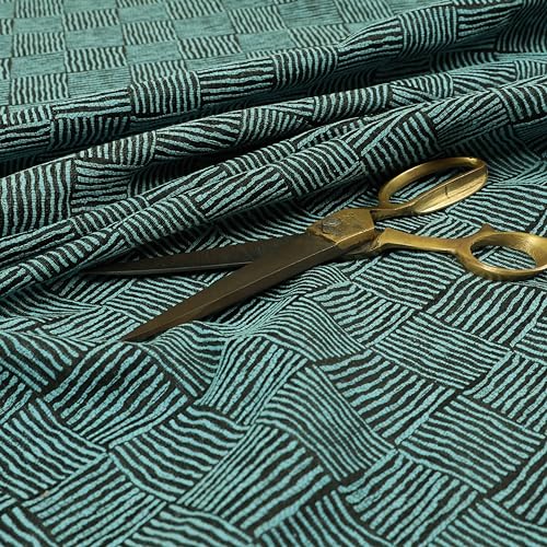 Redbrick Mill Fabrics Polsterstoffe mit kleinen Streifen, vertikal und horizontal, in Blau (1 Meter) Redbrick Mill Fabrics Polsterstoffe mit kleinen Streifen, vertikal und horizontal, in Blau (1 Meter) von Redbrick Mill Fabrics