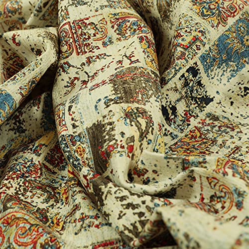 Redbrick Mill Fabrics Modern bedruckter Polsterstoff aus Samt mit abstraktem Patchwork-Muster (Muster 10 x 8 cm) von Redbrick Mill Fabrics