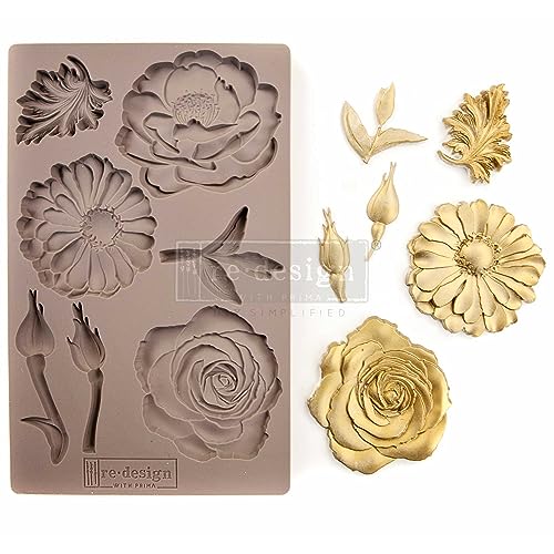 Redesign With Prima 655350635749 In The Garden Clay, Soap Making Molds,Pottery & Modeling Clays, 5"x8"x8mm von PRIMA MARKETING INC