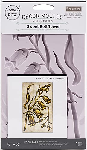 Redesign With Prima 655350650506 Sweet Bellflower Clay, Soap Making Molds,Pottery & Modeling Clays, Silikon, 5"x8"x8mm Redesign With Prima 655350650506 Sweet Bellflower Clay, Soap Making Molds,Pottery & Modeling Clays, Silikon, 5"x8"x8mm von Redesign with Prima