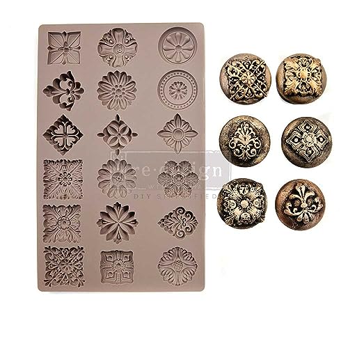 Redesign With Prima Redesign Decor Moulds 5"x8"x8mm-Curio Trinkets Crafting Resin Molds for air Dry Clay DIY Projects Funiture Dresser, Chocolate,Cake,Candy,Backery,Soap,Polymer Clay,hot Glue Redesign With Prima Redesign Decor Moulds 5"x8"x8mm-Curio Trinkets Crafting Resin Molds for air Dry Clay DIY Projects Funiture Dresser, Chocolate,Cake,Candy,Backery,Soap,Polymer Clay,hot Glue von Redesign with Prima