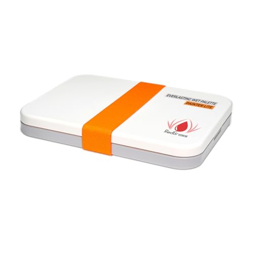 Redgrassgames Everalstung Nasspalette Painter Lite, 50 Blatt/2 x Schaumstoff - Die Original Nasspalette für Miniaturmalerei, von professionellen Malern empfohlen von Redgrassgames