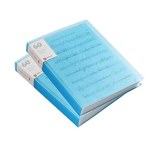 2 Stück Sichtbuch A4 Präsentationsmappe, 60 Transparente Hüllen, A4 Dokumentenmappe Halter Erweiterung File Organizer für Präsentationen, Abheften, zur Aufbewahrung, Interviews und CVS 2 Stück Sichtbuch A4 Präsentationsmappe, 60 Transparente Hüllen, A4 Dokumentenmappe Halter Erweiterung File Organizer für Präsentationen, Abheften, zur Aufbewahrung, Interviews und CVS von Rediboom
