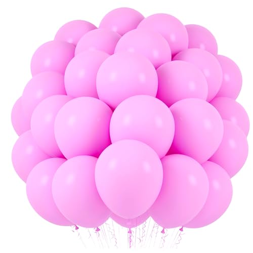 50 Rosa biologisch abbaubare Naturlatex-Ballons, hergestellt in der EU, 12" (31cm), ideal für Helium und Luft, ideal für Hochzeiten, Geburtstage und Taufen von Redmarket