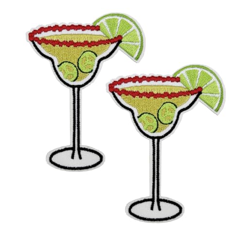 7,6 cm Spicy Margarita Summer Cocktail bestickte Aufnäher zum Aufbügeln 7,6 cm Spicy Margarita Summer Cocktail bestickte Aufnäher zum Aufbügeln von ReelFun