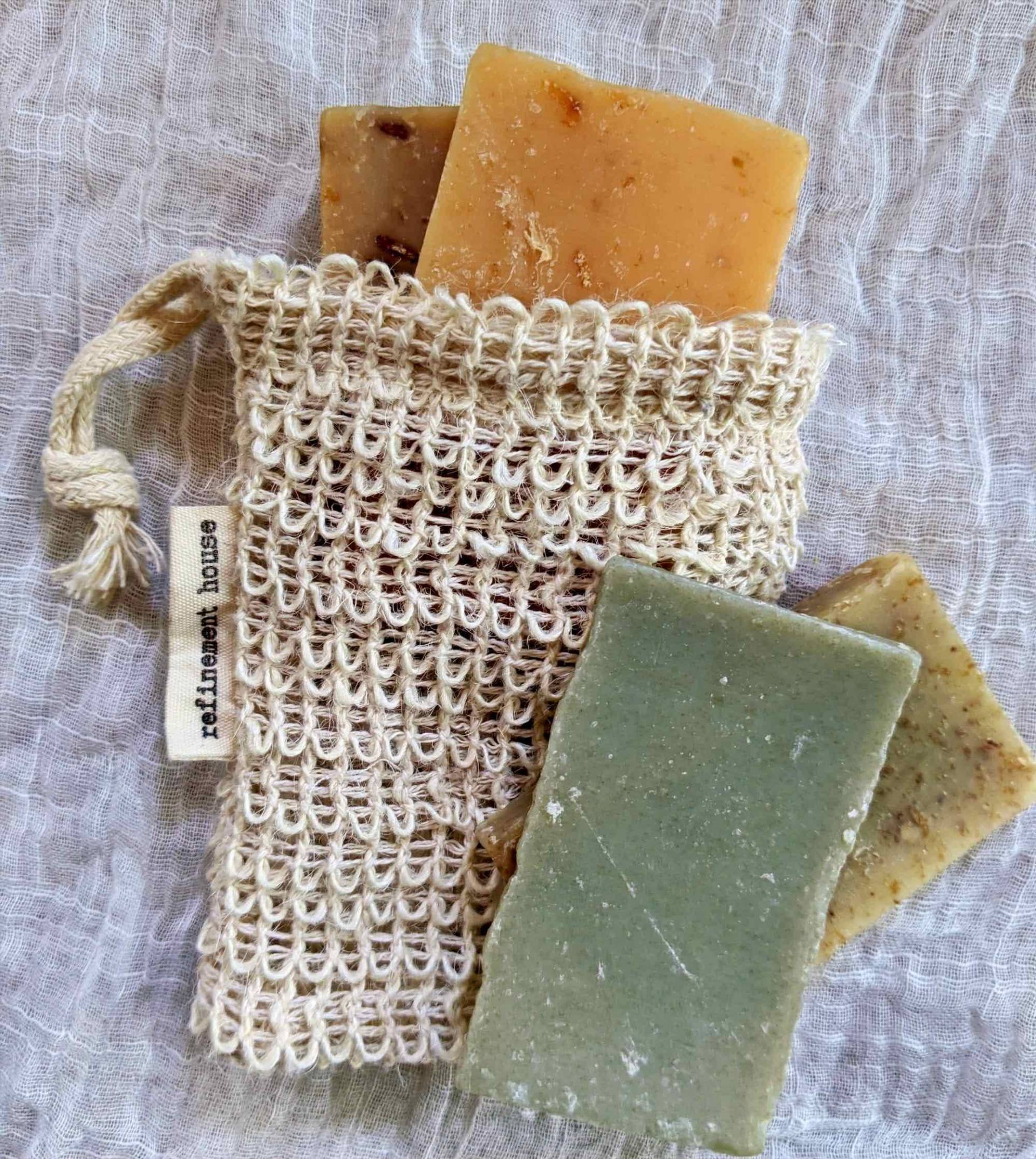 Luffa Seife Sparer | Natürlicher Sisal Körperpeeling Seifenbeutel Wiederverwendbar Umweltfreundlich Nachhaltig Zero Waste Plastikfrei Luffa Seife Sparer | Natürlicher Sisal Körperpeeling Seifenbeutel Wiederverwendbar Umweltfreundlich Nachhaltig Zero Waste Plastikfrei von RefinementHouse