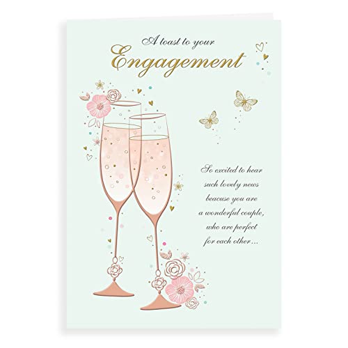 Regal Publishing Klassische Hochzeitskarte, Verlobung, 22,9 x 15,2 cm Regal Publishing Klassische Hochzeitskarte, Verlobung, 22,9 x 15,2 cm von Regal Publishing