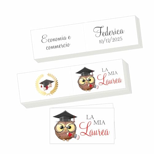 Regalami. Shop 60 personalisierte Hochzeitskarten mit Zeremonie, Namen und Datum (Laurea) von Regalami